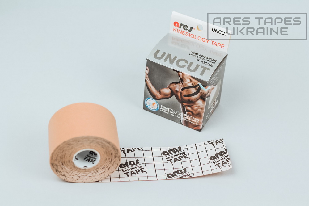 ТЕЙП ARES UNCUT 5 СМ Х 5 М БЕЖЕВЫЙ КАРТИНКА-2 КИНЕЗИО ТЕЙП ARES UNCUT 5 СМ Х 5 М БЕЖЕВЫЙ ФОТО-2