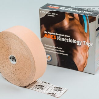 КИНЕЗИО ТЕЙП ARES UNCUT BULK 5 СМ Х 31.5 М БЕЖЕВЫЙ ФОТО-2