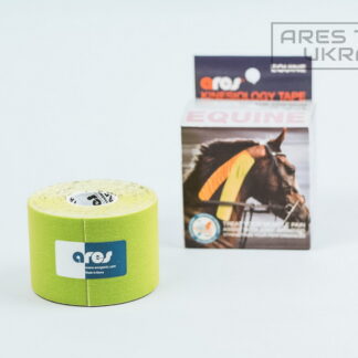КИНЕЗИО ТЕЙП ДЛЯ ЖИВОТНЫХ ARES EQUINE 5 СМ Х 5 М НЕОНОВО ЗЕЛЕНЫЙ ФОТО-1Н