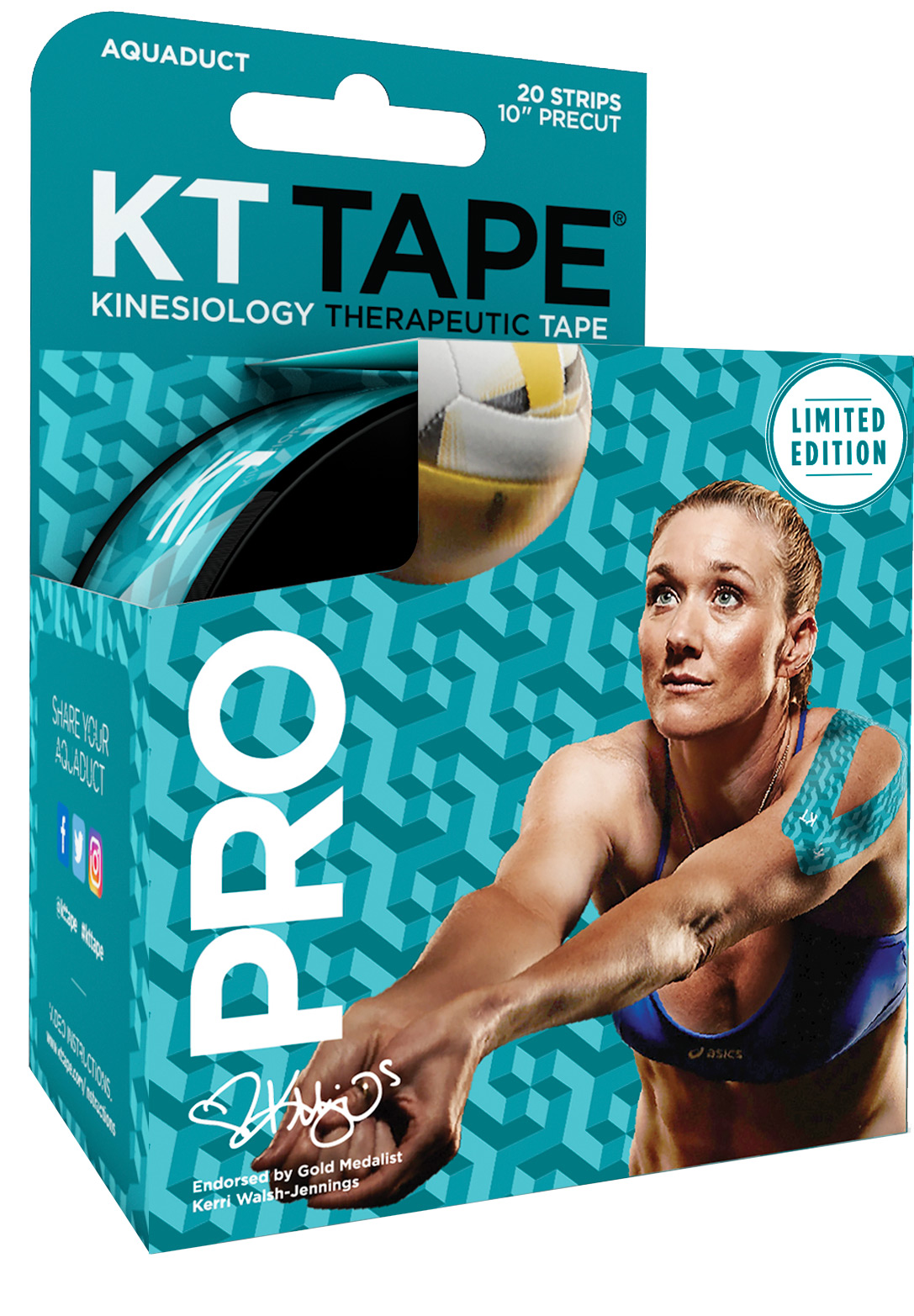 ТЕЙП KT TAPE PRO LIMITED EDITION SYNTHETIC PRECUT 5 СМ Х 5 М БИРЮЗОВЫЙ КАРТИНКА-1 КИНЕЗИО ТЕЙП KT TAPE PRO LIMITED EDITION SYNTHETIC PRECUT 5 СМ Х 5 М БИРЮЗОВЫЙ ФОТО-1