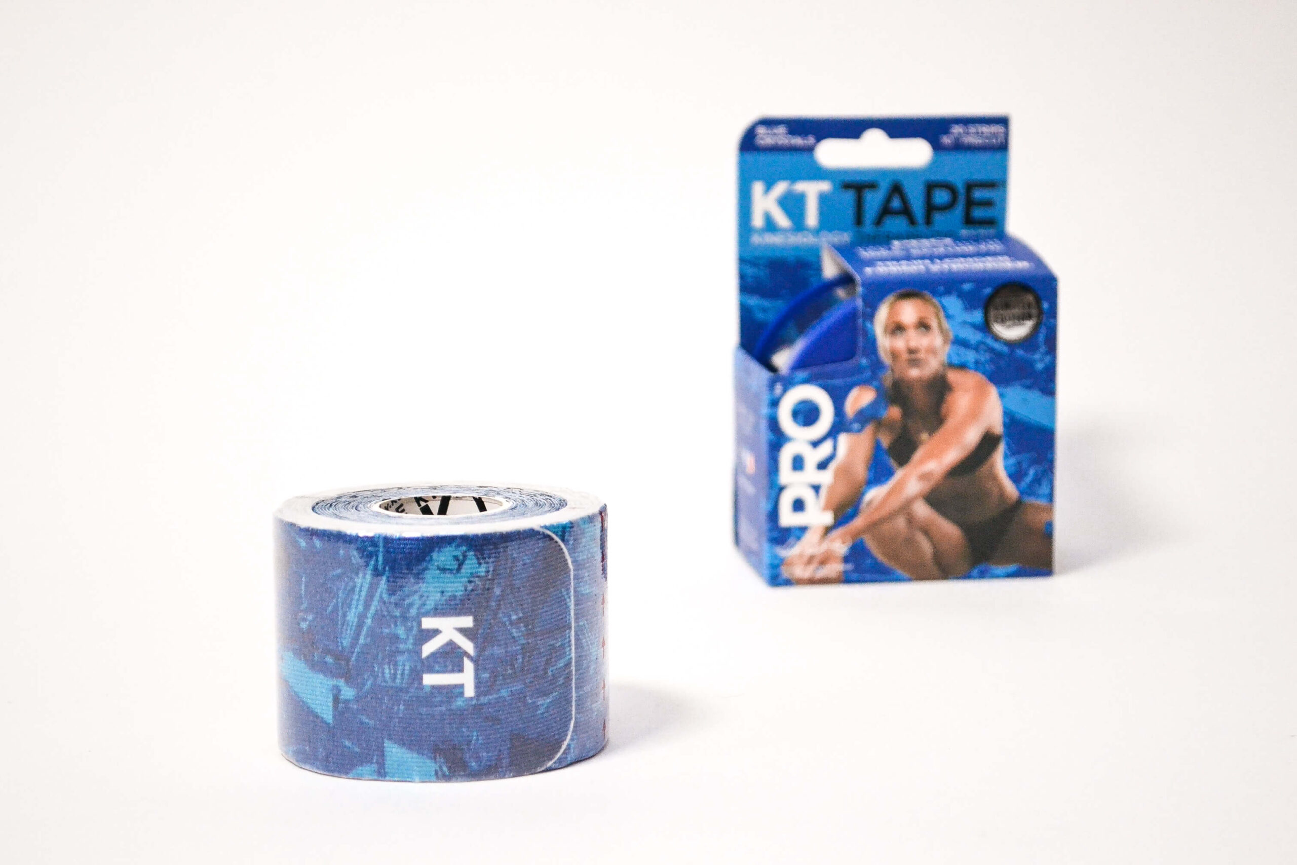 КИНЕЗИО ТЕЙП KT TAPE PRO LIMITED EDITION SYNTHETIC PRECUT 5 СМ Х 5 М КРИСТАЛЬНО ГОЛУБОЙ ФОТО-3
