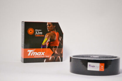 КИНЕЗИО ТЕЙП TMAX COTTON 5 СМ Х 32 М ЧЕРНЫЙ ФОТО-4