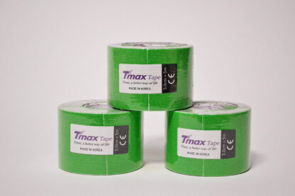 КИНЕЗИО ТЕЙП TMAX COTTON 5 СМ Х 5 М ЗЕЛЕНЫЙ ФОТО-6