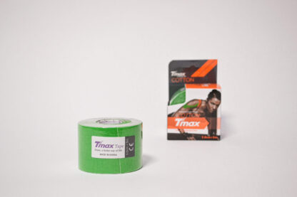 КИНЕЗИО ТЕЙП TMAX COTTON 5 СМ Х 5 М ЗЕЛЕНЫЙ ФОТО-4