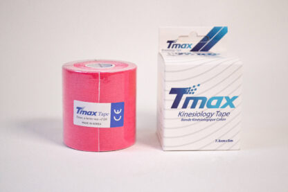 КИНЕЗИО ТЕЙП TMAX COTTON 7.5 СМ Х 5 М РОЗОВЫЙ - ФОТО-5