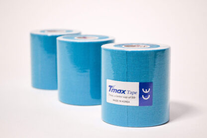 КИНЕЗИО ТЕЙП TMAX COTTON 7.5 СМ Х 5 М ГОЛУБОЙ ФОТО-3