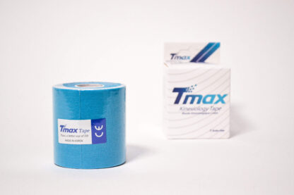 КИНЕЗИО ТЕЙП TMAX COTTON 7.5 СМ Х 5 М ГОЛУБОЙ ФОТО-1