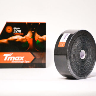 КИНЕЗИО ТЕЙП TMAX RAYON 5 СМ Х 32 М ЧЕРНЫЙ ФОТО-1