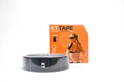 КИНЕЗИО ТЕЙП KT TAPE PRO SYNTHETIC UNCUT 5 СМ Х 38 М ЧЕРНЫЙ ФОТО-1