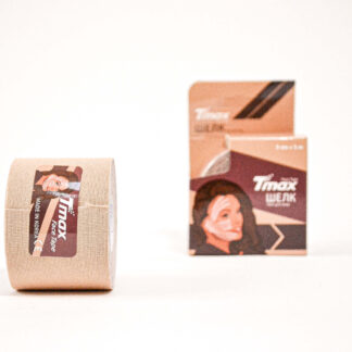 КИНЕЗИО ТЕЙП TMAX FACE TAPE ШЁЛК 5 СМ Х 5 М БЕЖЕВЫЙ ФОТО-2