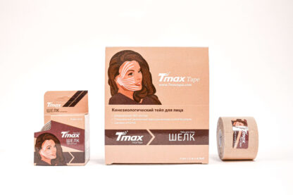 КИНЕЗИО ТЕЙП TMAX FACE TAPE ШЁЛК 5 СМ Х 5 М БЕЖЕВЫЙ ФОТО-1