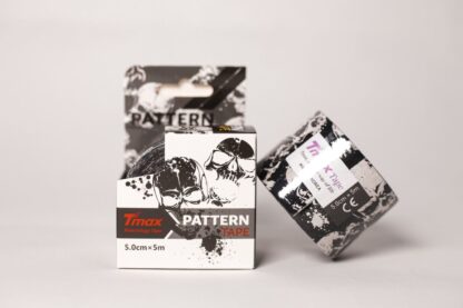 КИНЕЗИО ТЕЙП TMAX PATTERN 5 СМ Х 5 М ЧЕРЕП ФОТО-5