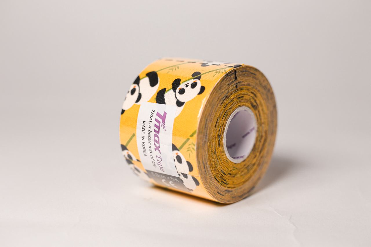ТЕЙП TMAX PATTERN 5 СМ Х 5 М ПАНДА - КАРТИНКА-3 КИНЕЗИО ТЕЙП TMAX PATTERN 5 СМ Х 5 М ПАНДА - ФОТО-3