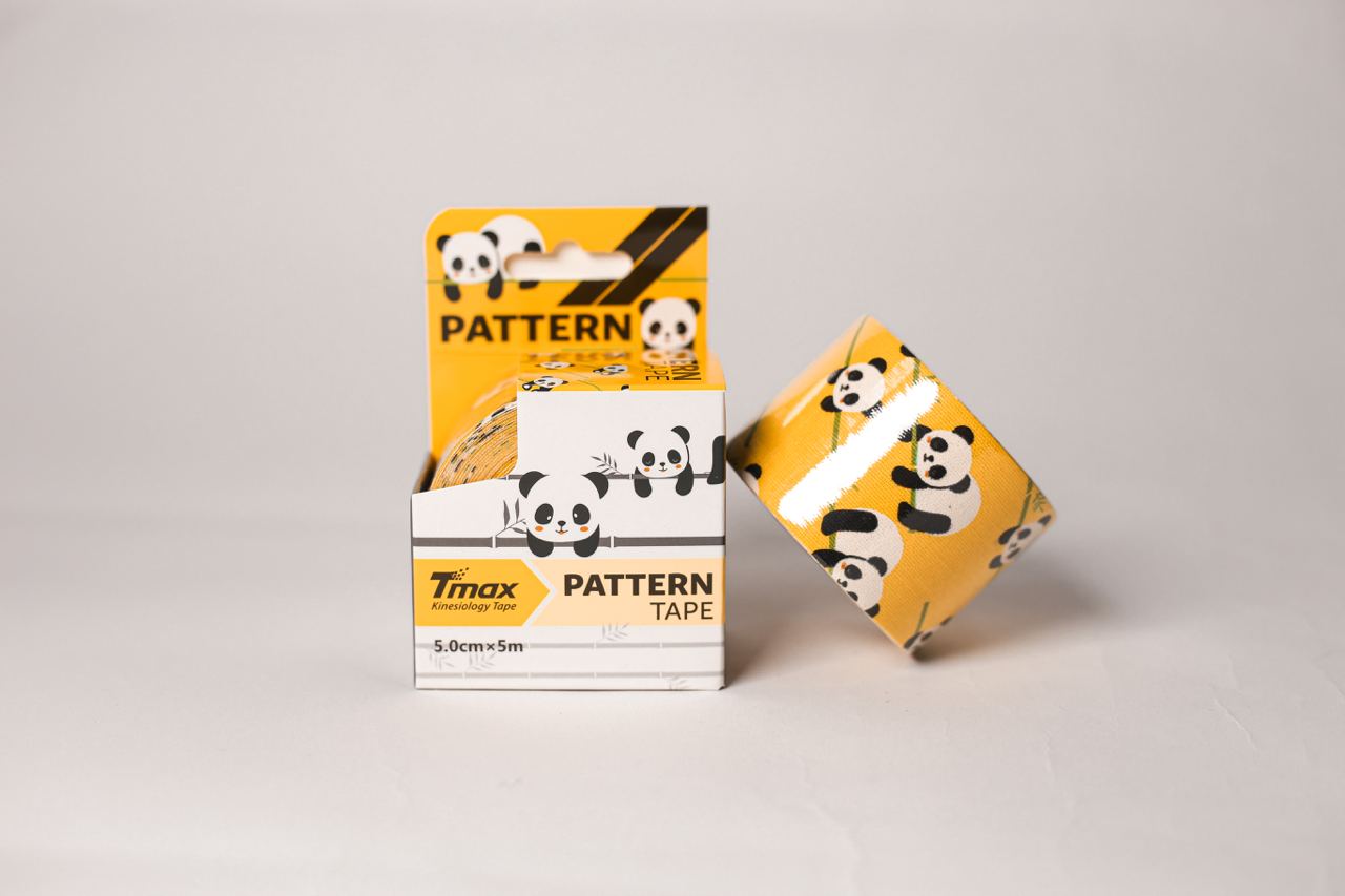 ТЕЙП TMAX PATTERN 5 СМ Х 5 М ПАНДА - КАРТИНКА-1 КИНЕЗИО ТЕЙП TMAX PATTERN 5 СМ Х 5 М ПАНДА - ФОТО-1